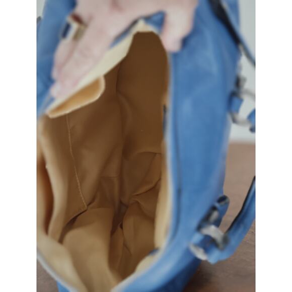 NWT COACH $358 Juliet Leather Satchel Handbag Cobalt Blue B-1376-21222 #00010 - Picture 6 of 6